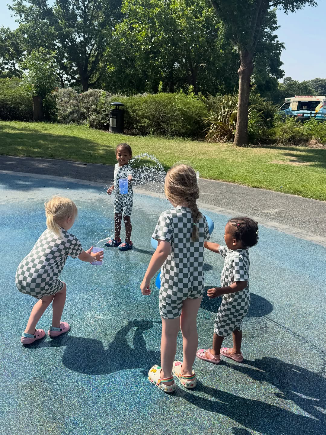 Splash park fun at Mimi's Montessori